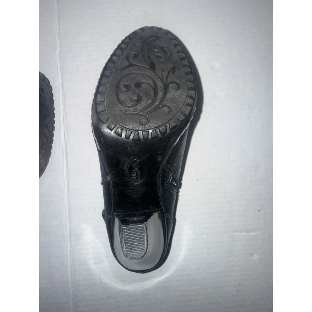 Euro‎ Soft Black Faux Leather Ankle Bootis 9.5